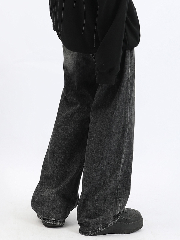 Men's Washed Ombre Loose Jean-3