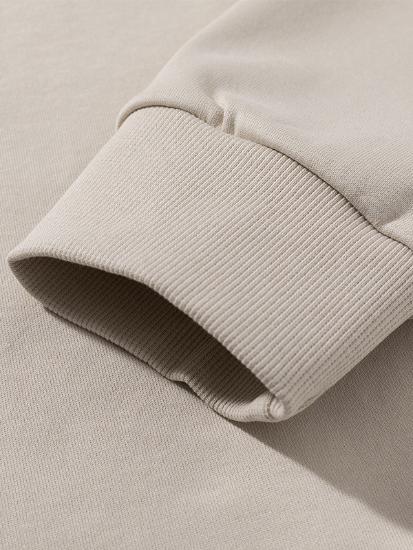 Men’s Solid Color Comfort Cotton Crew Neck Sweatshirt-4