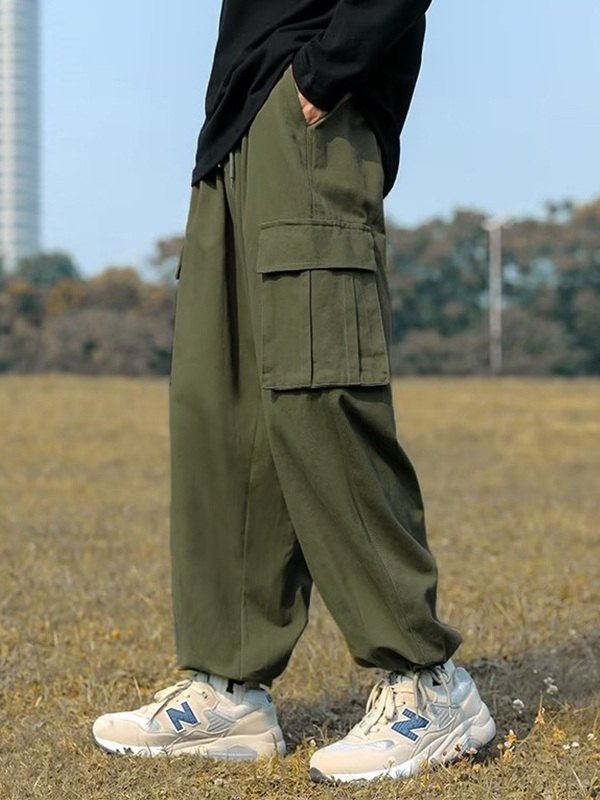 Men's Vintage Skate Leg Cargo Pants-1