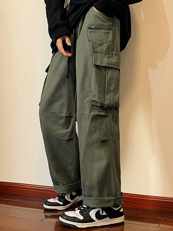 Men's Pocket Patch Skate Cargo Pants-4