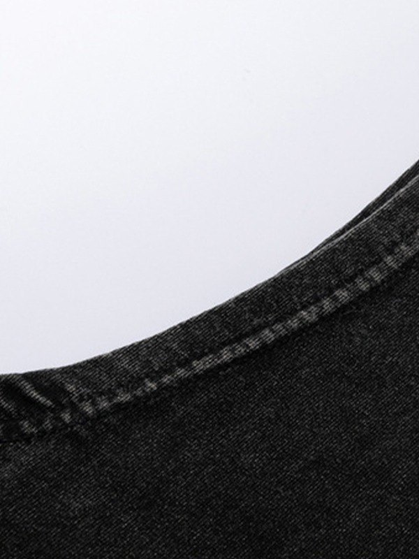 Men's Washed Rock Band Graphic Vest-5