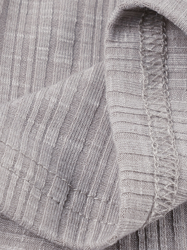 Rib Cold Shoulder Two Piece Long Sleeve Knit-7